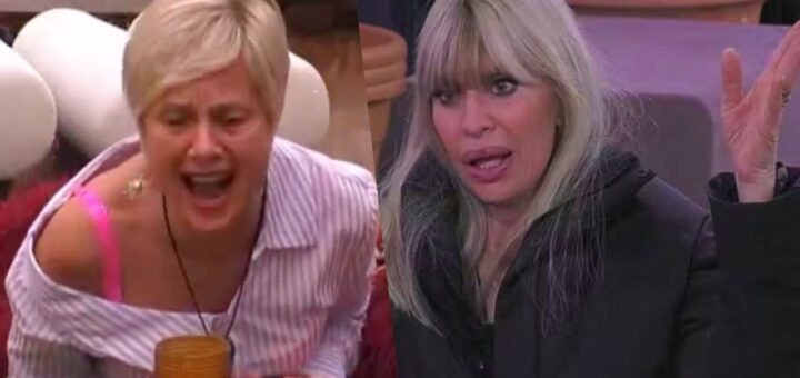 Antonella Elia crolla al GF Vip e perde le staffe con Alessandra Mussolini